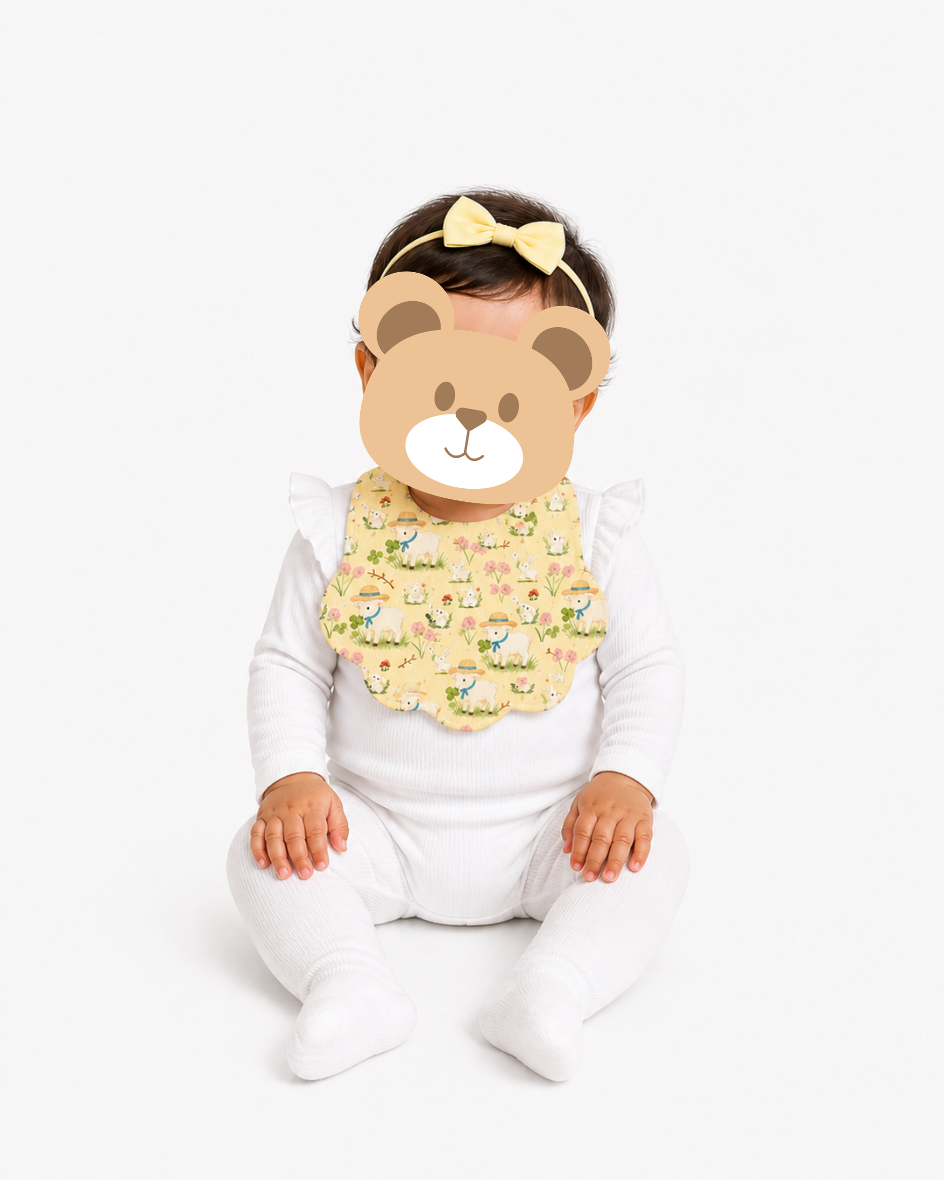 The Baa Baa Bloom Bib