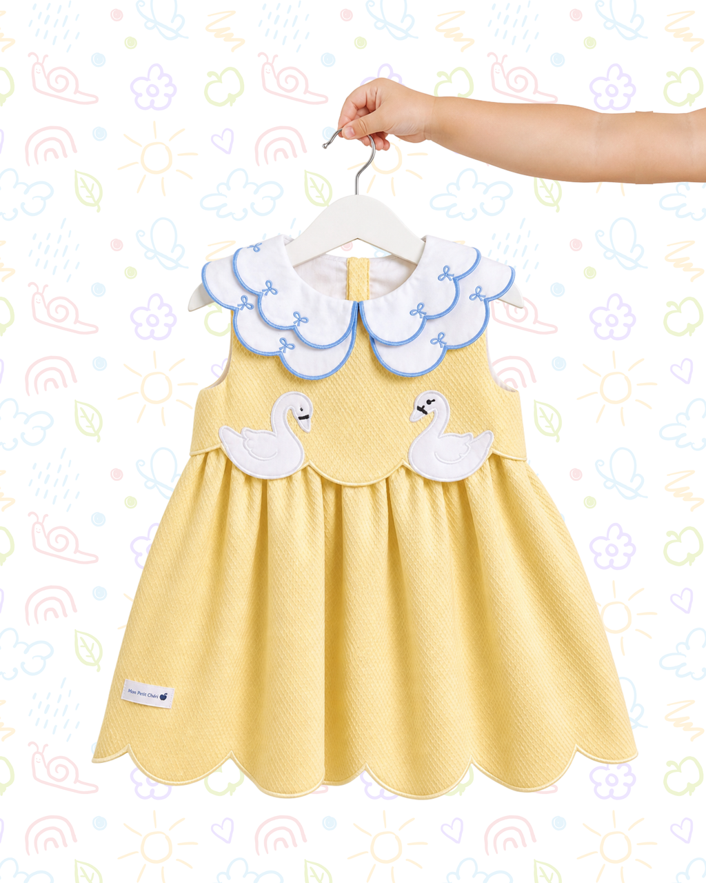 The Sunshine Swan Dress