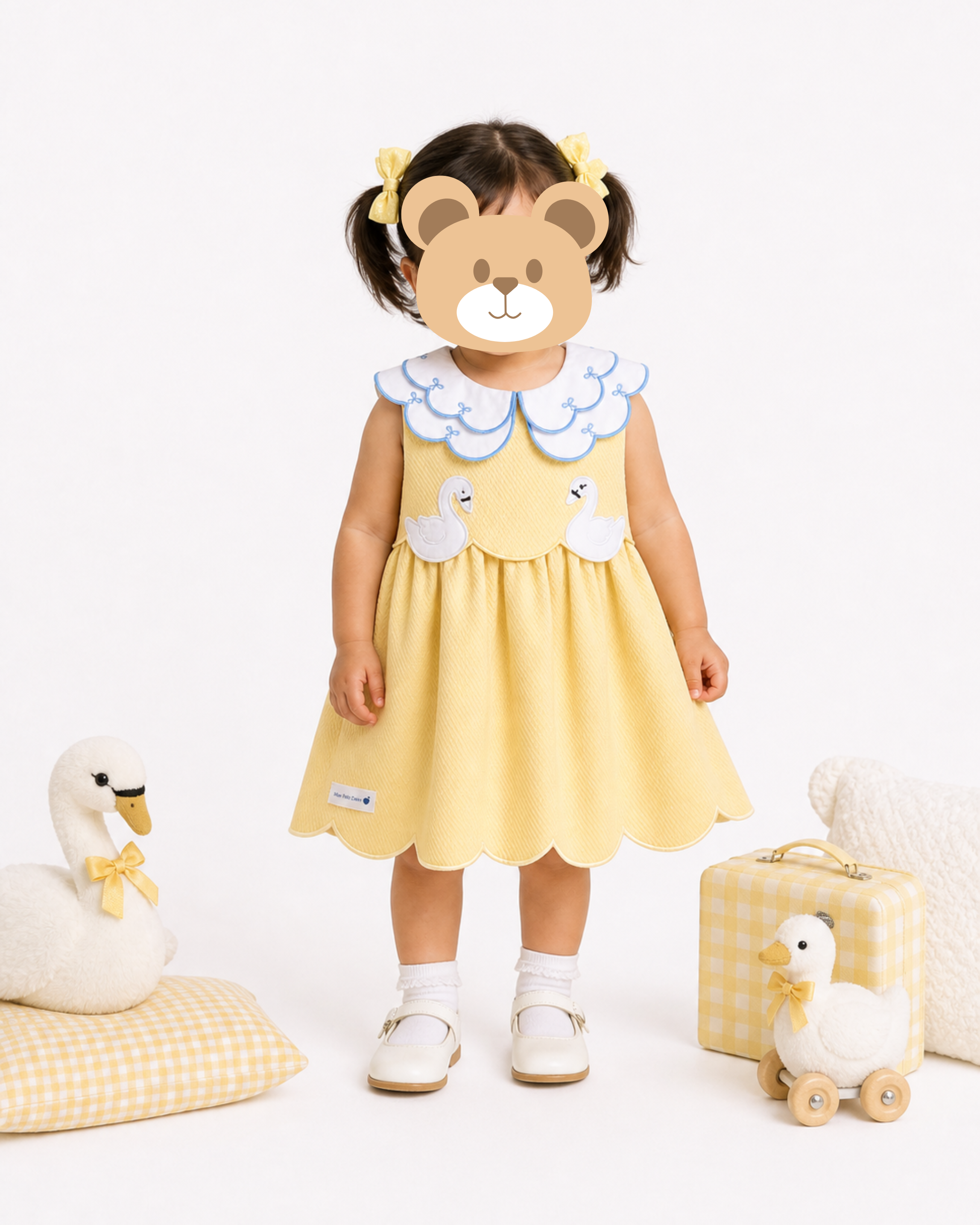 The Sunshine Swan Dress