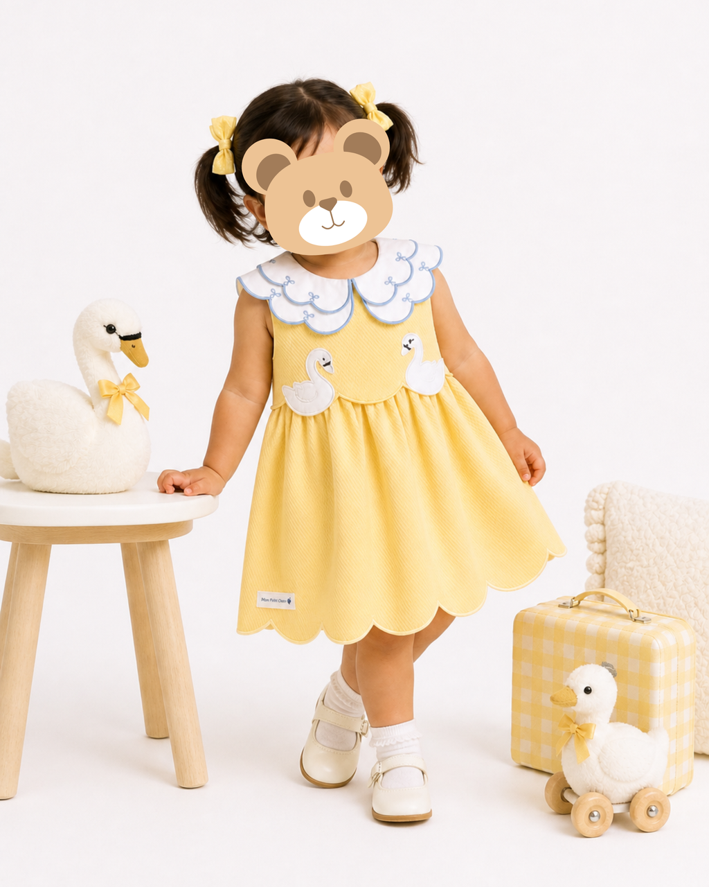 The Sunshine Swan Dress