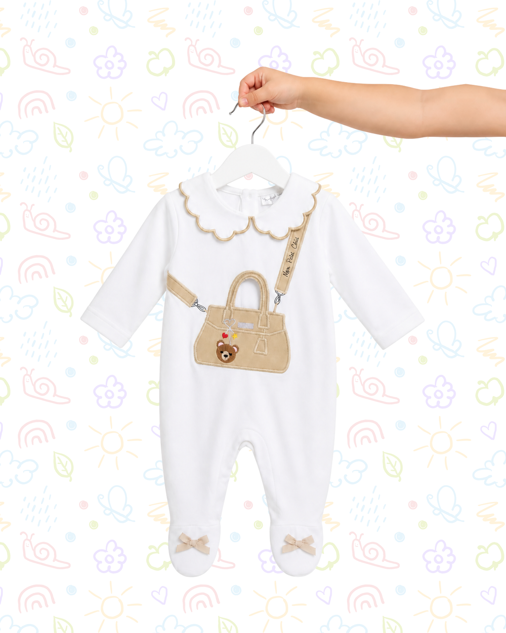 The Couture Bag Babysuit
