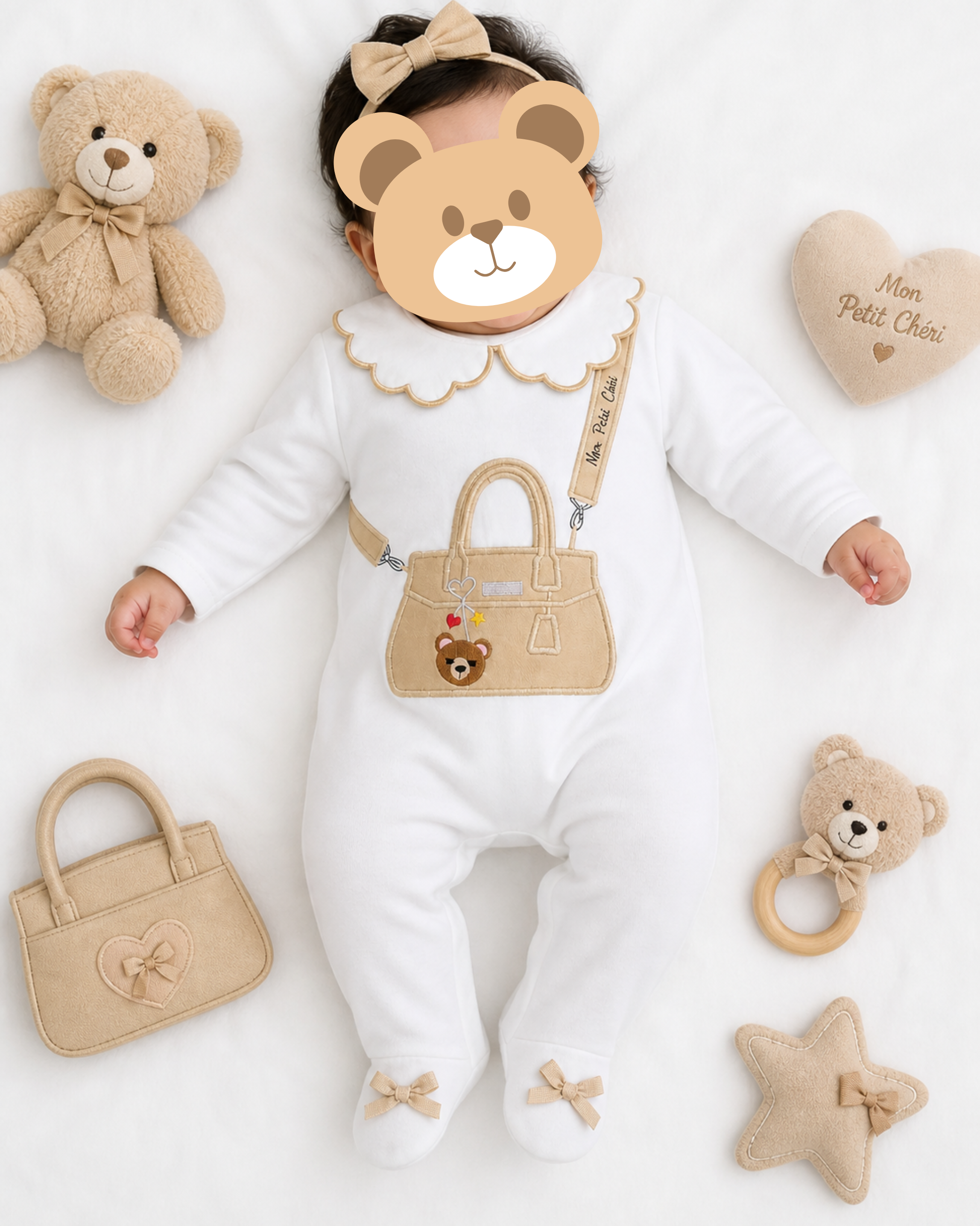 The Couture Bag Babysuit