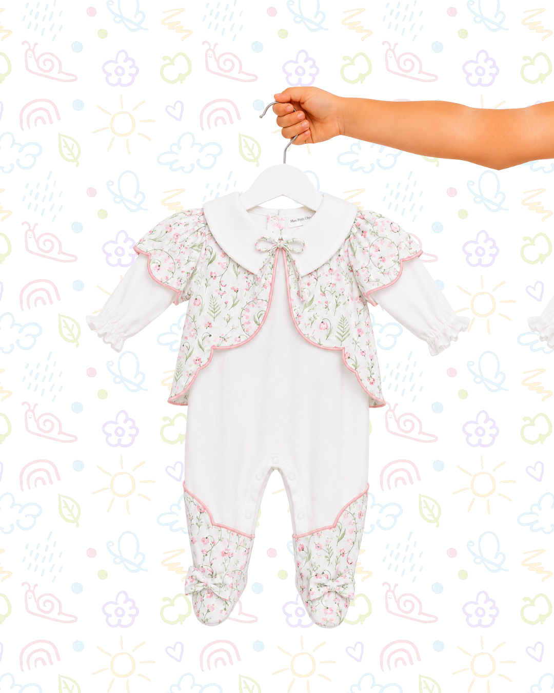 The Aurora Secret Garden Babysuit