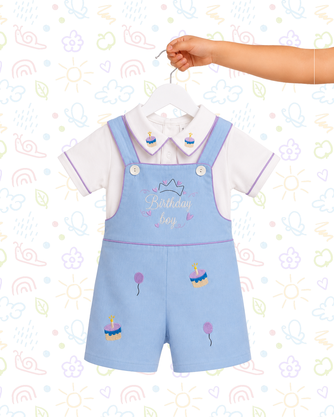The Birthday Boy Dungaree Set